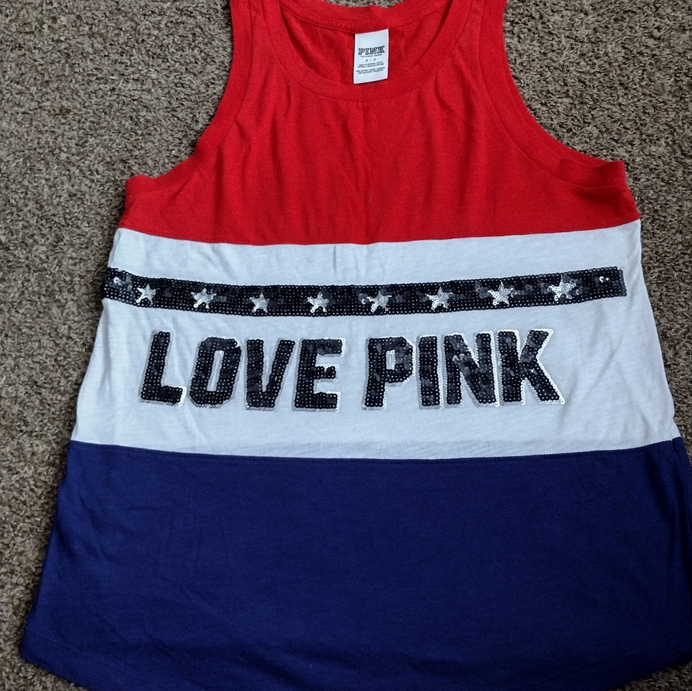 PINK sleeveless top